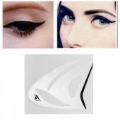 4 modelli Göz Kaş Göz Farı Makyaj Şablon Eyeliner Şekillendirici Göz Konturu Şablon - 3