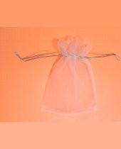 10 Adet Şeffaf Bez Kına Düğün Mevlüt Sünnet Hediye Kesesi Kese Çanta Boyut: 16 cm x 12 cm - 4