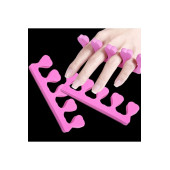 10 Adet Yumuşak Plastik Parmak Ayırıcı Aparatı Tırnak Oje Boyama Süsleme Sanat Pedikür Manikür Seti - 2