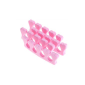 10 Adet Yumuşak Plastik Parmak Ayırıcı Aparatı Tırnak Oje Boyama Süsleme Sanat Pedikür Manikür Seti - 6