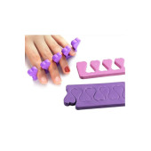 10 Adet Yumuşak Plastik Parmak Ayırıcı Aparatı Tırnak Oje Boyama Süsleme Sanat Pedikür Manikür Seti - 8