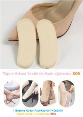 1 Çift Ten Ortopedik Topuk Ekleme Yüksek Topuklu Ayakkabı Topuk Vurma Önleyici Koruyucu Yastığı Ped - 2