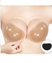 Ten Silikon Yapışkanlı Mayo Abiye Elbise Sütyen Gelinlik Push up Göğüs Dikleştirici Kaldırıcı Pedi - 1