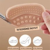 1 Çift Ten Masaj Ortopedik Topuklu Spor Ayakkabı Topuk Vurma Önleyici Koruyucu Yastığı Bez Ped - 2
