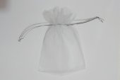 50 Adet Şeffaf Bez Kına Düğün Mevlüt Sünnet Hediye Kesesi Kese Çanta 16 cm x 12 cm - 4