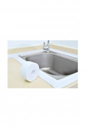 Su Sızdırmaz Banyo Mutfak Lavabo Kenar Bandı 3.2 mt Beyaz - 2