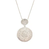 925 Ayar Gümüş Mahmudiye Paralı Kolye thumbnail 3