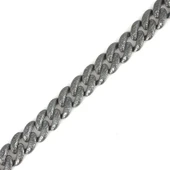 925 Ayar Gümüş Oksitli Kasa Kilitli Zincir Bileklik thumbnail 3