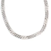 925 Ayar Gümüş Taşlı Gurmet Zincir Kolye thumbnail 3