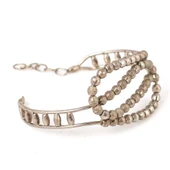 925 Ayar Gümüş Dorika Toplu Bilezik thumbnail 1