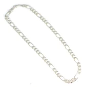 925 Ayar Gümüş Figaro Zincir thumbnail 3
