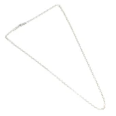 925 Ayar Gümüş 50'Lik Forse Zincir Kolye thumbnail 4