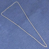 925 Ayar Gümüş 50'Lik Forse Zincir Kolye thumbnail 2