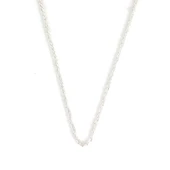 925 Ayar Gümüş Halat Zincir Kolye, İnce thumbnail 2