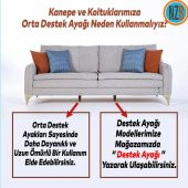 Mobilya Yatak Kanepe Sehpa Puf TV Ünitesi Baza Koltuk Ayağı Krem Renk 15 cm Ayak - 2