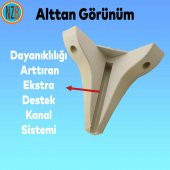 Mobilya Yatak Kanepe Sehpa Puf TV Ünitesi Baza Koltuk Ayağı Krem Renk 15 cm Ayak - 6