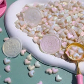 Mühür Mumu Eritme Kalp Boncuk Paket Model No: 31 ŞEKER PEMBE - 11