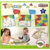 Pilsan T-Puzzle 32 Parça Zeka Geliştirici Oyuncak 03518 fsp - 4