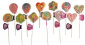 12 Adet 30 Gram Sosyete Lolipop Şeker Farklı Modellerde - 1