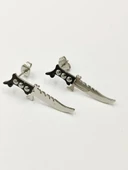 Rambo Bıçağı Model Erkek Küpe - 11