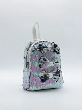 Yanar Döner Renk Küçük Boy Üç Papyonlu Çocuk Sırt Çantası - 1