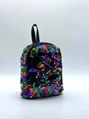 Gökkuşağı Renk Küçük Boy Üç Papyonlu Çocuk Sırt Çantası - 5