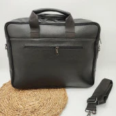 Deri Büyük Boy Erkek Evrak Çantası Siyah Renk - 7