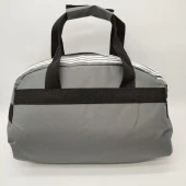 Büyük Boy Çizgili Model Seyahat ve Spor Çantası Gri Renk - 5