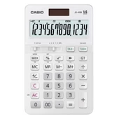 Casio JS-40B-WE Beyaz Profesyonel 14 Hane Masa Üstü Hesap Makinesi - 1