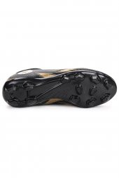 Jump Krampon Çim Saha Erkek Çocuk Futbol Ayakkabı 28365 Siyah - Altın thumbnail 5