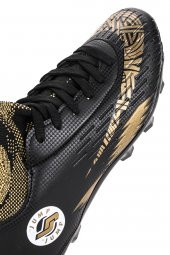 Jump Krampon Çim Saha Erkek Çocuk Futbol Ayakkabı 28365 Siyah - Altın thumbnail 6