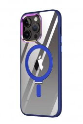 Apple iPhone 12 Pro Kılıf Stand Olabilen Şeffaf Sararmaz Magsafe Kapak - 9