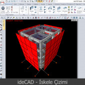ideCAD (2018 TBDY Uyumlu) Video Ders Eğitim Seti - 4