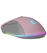 Rampage SMX-R21 COMPACT Usb Pembe-Gri RGB Işıklı+Macro 7200dpi - 1000hz Gaming Oyuncu Mouse thumbnail 2