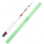 Üçlü Ölçekli Hidrometre Cam Alkol Metre Test Ölçer 26 cm C73 - 1