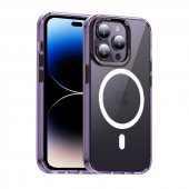 Apple iPhone 14 Pro Max Kılıf Aluminum Lens Cristal Clear Case - 1