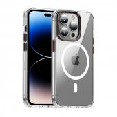Apple iPhone 14 Pro Max Kılıf Aluminum Lens Cristal Clear Case - 2
