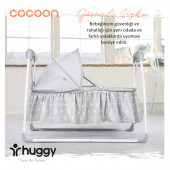 Huggy Cocoon Otomatik Sallanabilir Kumandalı Portatif Elektrikli Beşik - 8