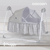 Huggy Cocoon Otomatik Sallanabilir Kumandalı Portatif Elektrikli Beşik - 12