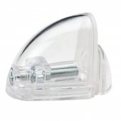 Pano Cam Raf Tutucu Cam Plastik Ayarlı Etejeri Şeffaf thumbnail 2