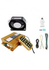 Profesyonel Siren 200 W Uzaktan Kumandalı Megafonlu Konuşmalı - 1