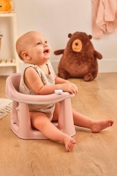 Flosoft Kaymaz Vakum Ayaklı Bebek Banyo Oturağı & Mama Oturağı 2in1 - 3