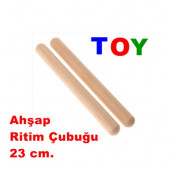 Ahşap Ritim Çubuğu 23 CM.1 Çift (2ADET) - 2