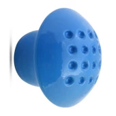 Noktalı Mantar Düğme Kulp Çekmece Bebek Çocuk Genç Odası Dolap Kapak Kulpu Kulbu Mavi Metal Kulp thumbnail 7