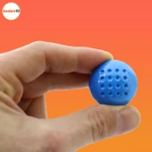 Noktalı Mantar Düğme Kulp Çekmece Bebek Çocuk Genç Odası Dolap Kapak Kulpu Kulbu Mavi Metal Kulp thumbnail 4