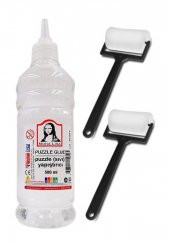 Puzzle Yapıştırıcı 500 ml 1 Adet ve Silindir Sünger Fırça 2 Adet Monalisa Pazıl Yapıştırıcısı - 3