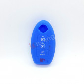 NİSSAN MAXIMA ALTIMA VERSA JUKE QASHqAİ X-TRAİL SİLİKON ANAHTAR KILIF (SİYAH-KRMZ) thumbnail 3