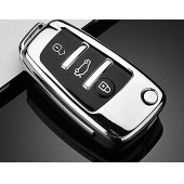 AUDI A1 A3 A4 A6 Q2 Q5 Q7 TPU ANAHTAR KILIF (GÜMÜŞ) thumbnail 3