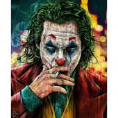 Yeşil Saçlı Joker Sayılarla Boyama Seti - 1