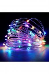 10 Metre Boyutunda Karışık Led Renginde(rgb) 3 Adet Pil Ile Çalışmaktadır - 1